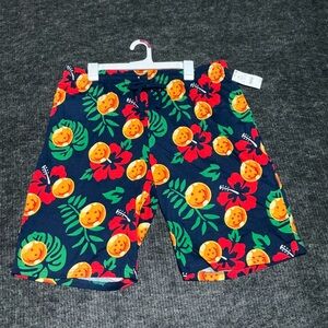 Dragon Ball Z Men Shorts Orange and Blue Swim Trunks DragonBallZ Size XXL